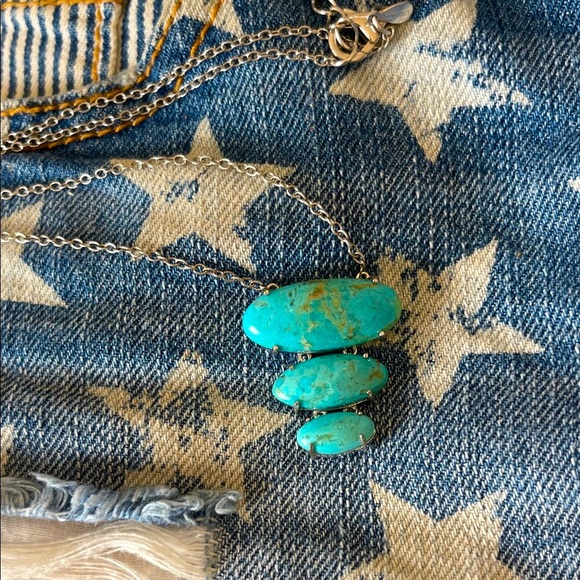 native american Turquoise sterling Silver Pendant Necklace - Picture 6 of 11